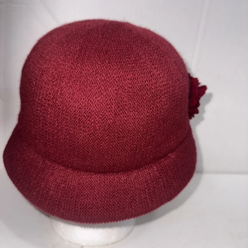 August Hat Company Red Floral Rose Cottage Garden Retro Whimsy‎ Bucket Hat